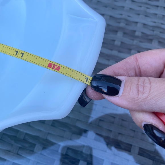 VINTAGE LARGE Pyrex Town and Country Brown HEX Cinderella Mixing Bowl #444 - Picture 6 of 9